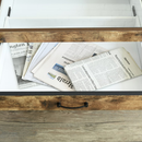 【お客様組立品】 brooklynシリーズ ガラスセンターテーブル FBR-0005