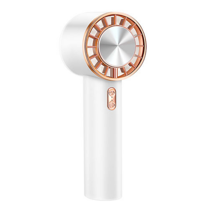 【Lazos】<br>ハンディファン 冷却プレート付・軽量コンパクト・静音&充電式