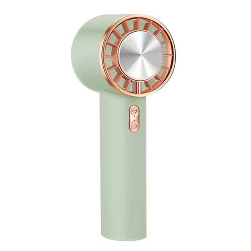 【Lazos】<br>ハンディファン 冷却プレート付・軽量コンパクト・静音&充電式