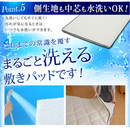 【アイリスオーヤマ】エアリー敷きパッド PAR-S/SD/D