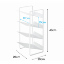 【tower】シンク下ボトルストッカー ホワイト ブラック 山崎実業4304/4305
