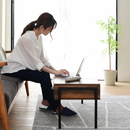 【お客様組立品】 ELVISシリーズ 幅94.5cm 高さ40～54cm リフティングテーブル KKS-0023