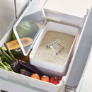 【tower】密閉シンク下米びつタワー5㎏計量カップ付 山崎実業 3377/3378