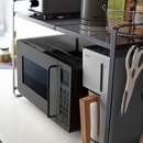 【tower】伸縮レンジラック ホワイト ブラック 山崎実業3130/3131