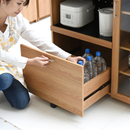 【お客様組立品】 北欧キッチンシリーズ 幅 90cm キッチンボード FAP-1022