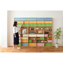 【お客様組立品】 高さ180cm幅150cm 文庫本800冊以上収納可能な本棚 FRM-0011