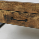 【お客様組立品】 brooklynシリーズ ガラスセンターテーブル FBR-0005