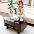 【お客様組立品】 「和」×「モダン」シリーズ リフティングテーブル 幅80cm FWM-0003