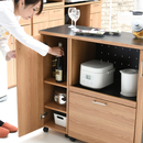 【お客様組立品】 北欧キッチンシリーズ 幅 120cm キッチンボード FAP-1022SET