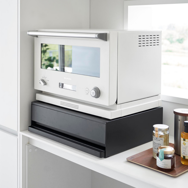 tower】ツーウェイキッチン家電下引き出し&スライドテーブルタワー tower】ツーウェイキッチン家電下引き出し&スライドテーブルタワー