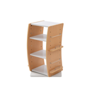 WHDB色：次回入荷未定 【お客様組立品】 WAVYシリーズ 高さ 150cm 幅 60cm 7段ブックラック FWD-0209