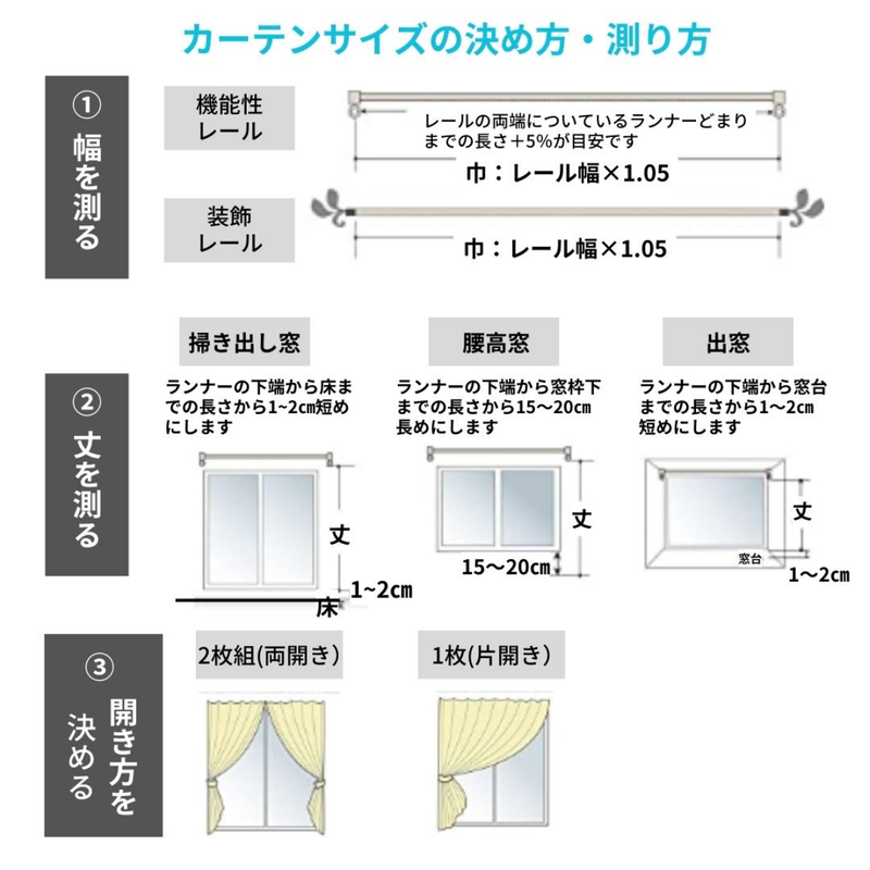 30サイズから選べる レースカーテン コットレース