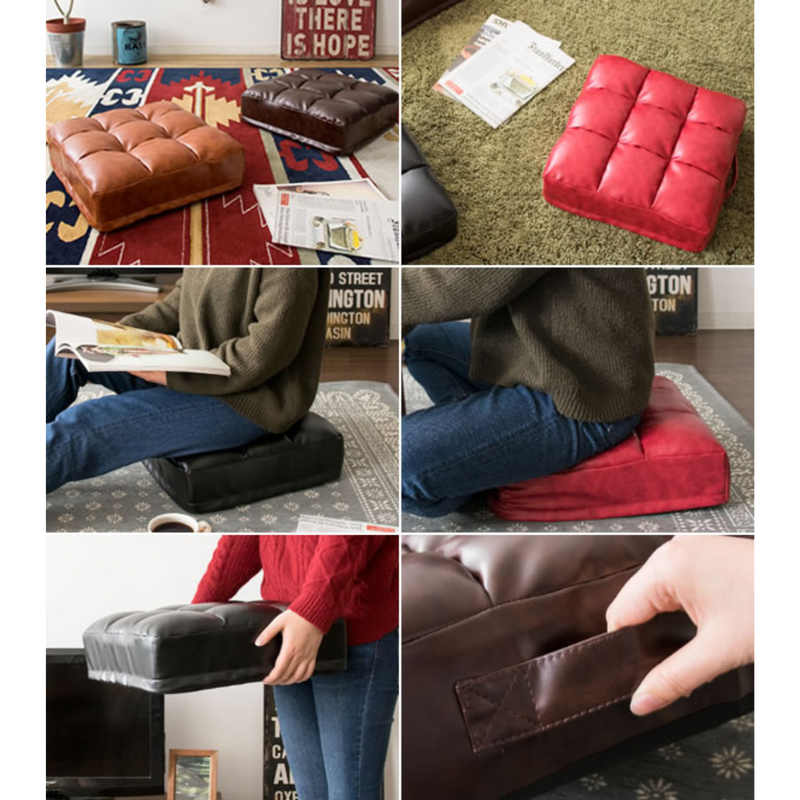 完成品】 レザークッション Abile(アビル)全4色 CN-380 完成品】 レザークッション Abile(アビル)全4色 CN-380