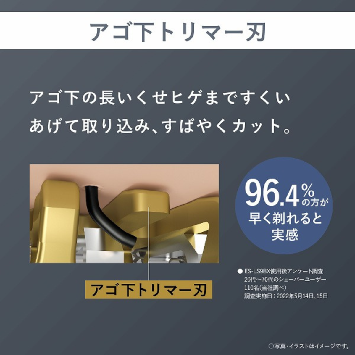 入荷次第出荷】PanasonicラムダッシュPRO 5枚刃 シルバー／ES-LV7J-S