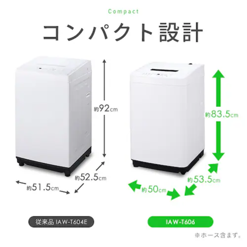 ＊送料込！設置対応◎2025アイリス 6kg 全自動洗濯機 IAW-T606-B アイリスオーヤマ】全自動洗濯機 6kg IAW-T606