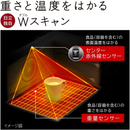 【HITACHI】オーブンレンジ MRO-W10B-K