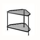 【tower】キッチン コーナーラック ホワイト ブラック 山崎実業 7453/7454