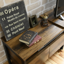 【お客様組立品】 ELVISシリーズ 幅90～130cm 高さ45cm 伸縮テレビ台 KKS-0016