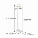 【tower】引っ掛けアンブレラスタンド ホワイト ブラック 山崎実業 3862/3863