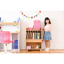 【お客様組立品】 幅60cm 高さ85cm 奥行30cm 多機能ランドセルラック ＜ワイドタイプ＞ FRM-0124