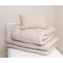 制菌防臭寝具3点セット　シングル　モカ　