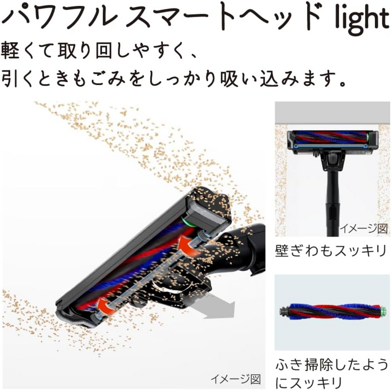 【HITACHI】<br>コードレススティッククリーナー<br>「ラクかるスティック」<br>PV-BL3L-C