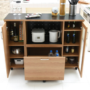 【お客様組立品】 北欧キッチンシリーズ 幅 120cm キッチンボード FAP-1022SET