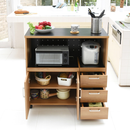 【お客様組立品】 北欧キッチンシリーズ 幅 90cm キッチンボード FAP-0030