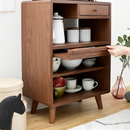 【お客様組立品】 Picoシリーズ 食器棚 FAP-0037【全3色】