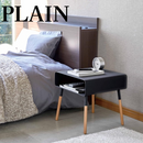 【PLAIN】ローサイドテーブル プレーン ホワイト ブラック 山崎実業 4229/4230