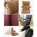 【完成品】 木肘スーパーソフトレザー座椅子 響（ひびき）全3色 YS-C1367HR