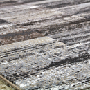 ビンテージ調 ドロップステッチパネルデザインラグ 【アイナ】