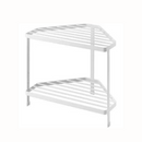 【tower】キッチン コーナーラック ホワイト ブラック 山崎実業 7453/7454