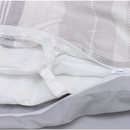 制菌防臭寝具９点セット　シャビボーダー　グレー