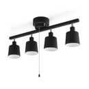 アイリスオーヤマ　4灯シーリングライト  CE4LA-20S　レトロでお洒落な空間に。