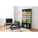 【お客様組立品】 高さ180cm幅90cm 文庫本500冊以上収納可能な本棚 FRM-0009