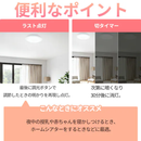 【アイリスオーヤマ】5.0Qシリーズプレーン/調光・調色タイプ～12畳 CEA12DL-7.0