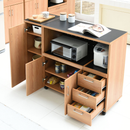 【お客様組立品】 北欧キッチンシリーズ 幅 120cm キッチンボード FAP-0030SET