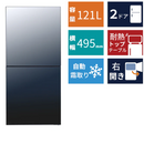 2ドア冷凍冷蔵庫 HR-GJ12B (121L)