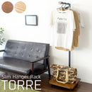 【お客様組立品】<br>スリムハンガーラック<br>TORRE（トーレ）全2色　HS-1540