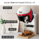 【お客様組立式】 ヘルメットスタンドディスプレイ GALEA 全2色 HST-200