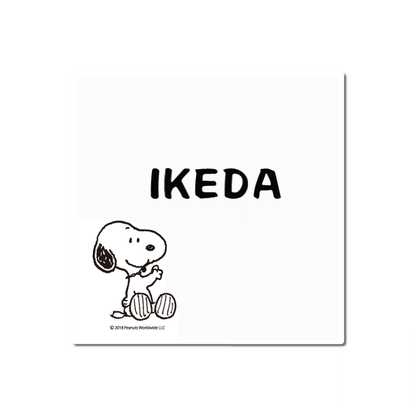 表札　NSPAWS-A1 - 21　スヌーピーサイン(アクリル)