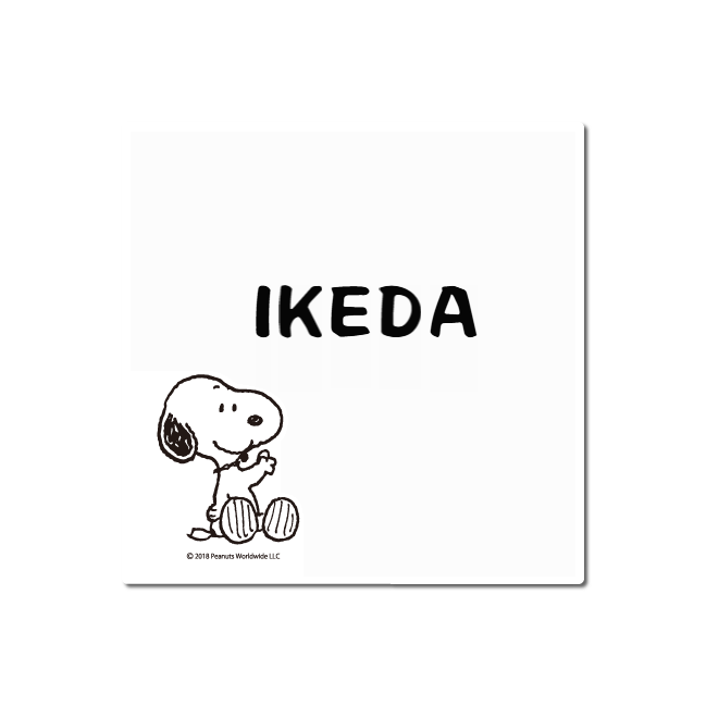 表札　NSPAWS-A1 - 21　スヌーピーサイン(アクリル)