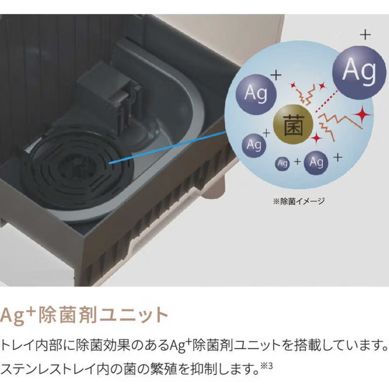 【 CORONA 】ハイブリッド式加湿器<br>UF-HV103R-W(1,000ml)