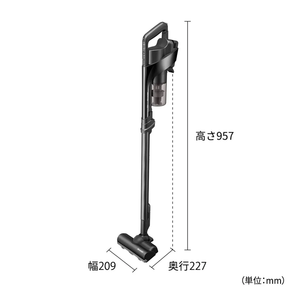 SHARP シャープ RACTIVE Air コードレススティッククリーナー EC-FR9-W 