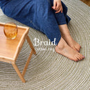 インド綿ラグ ブレイド 直径約140cm