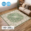 はっ水加工付き 転写プリントラグ パレス 約140×200cm