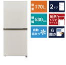 2ドア冷凍冷蔵庫　AQR-17A(170L)