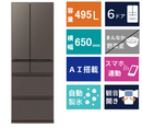 6ドア冷凍冷蔵庫　MR-WZ50N(495L)
