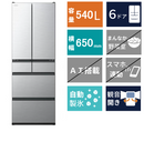 6ドア冷凍冷蔵庫　R-H54Y(540L)